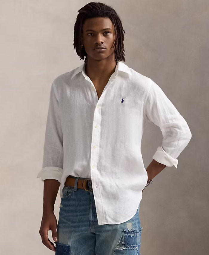Slim Fit Linen Shirt